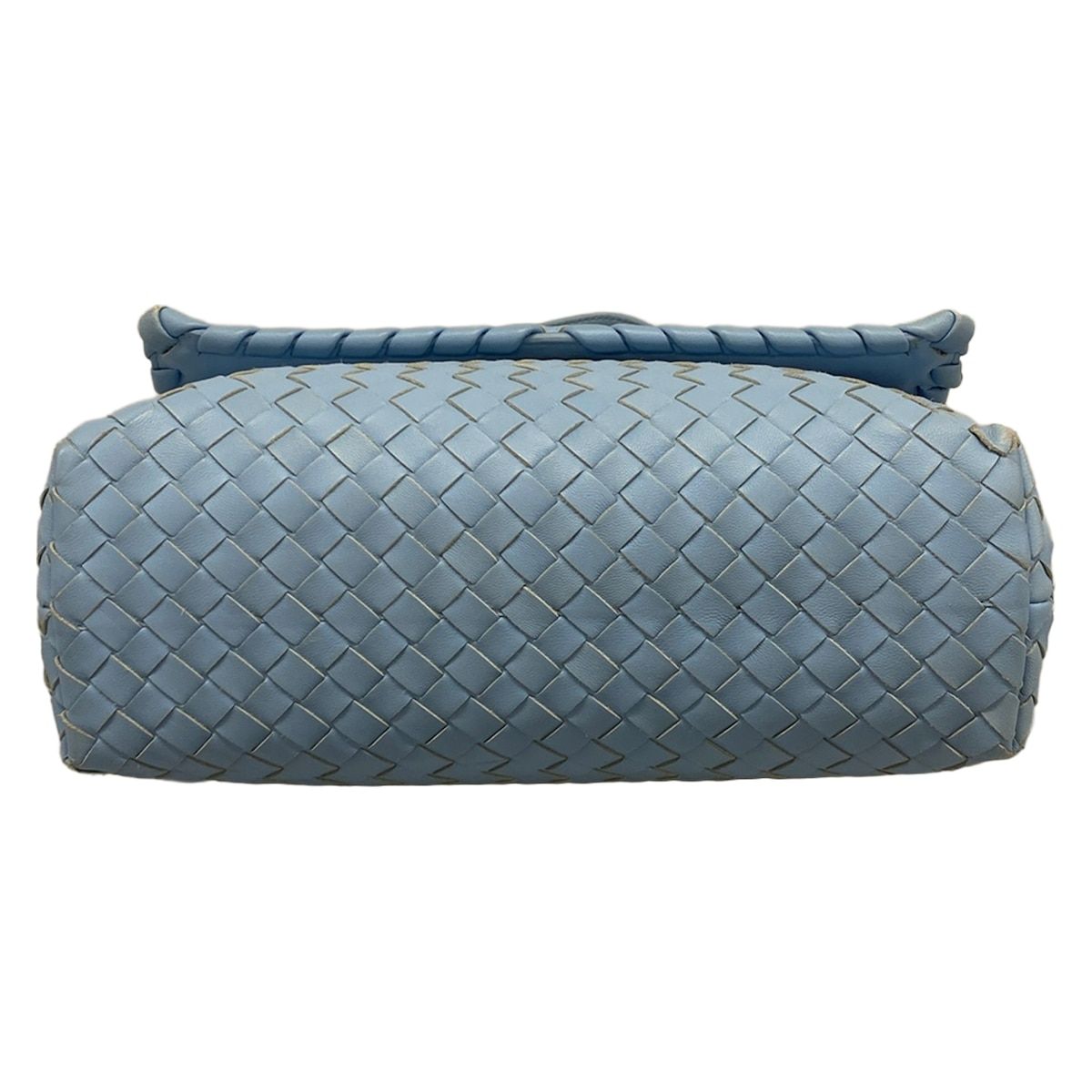 Bottega Veneta Shoulder Bag Olympia Light Blue Chain Leather — view 5