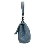 Bottega Veneta Shoulder Bag Olympia Light Blue Chain Leather — view 4