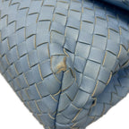 Bottega Veneta Shoulder Bag Olympia Light Blue Chain Leather — view 6