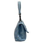 Bottega Veneta Shoulder Bag Olympia Light Blue Chain Leather — view 2