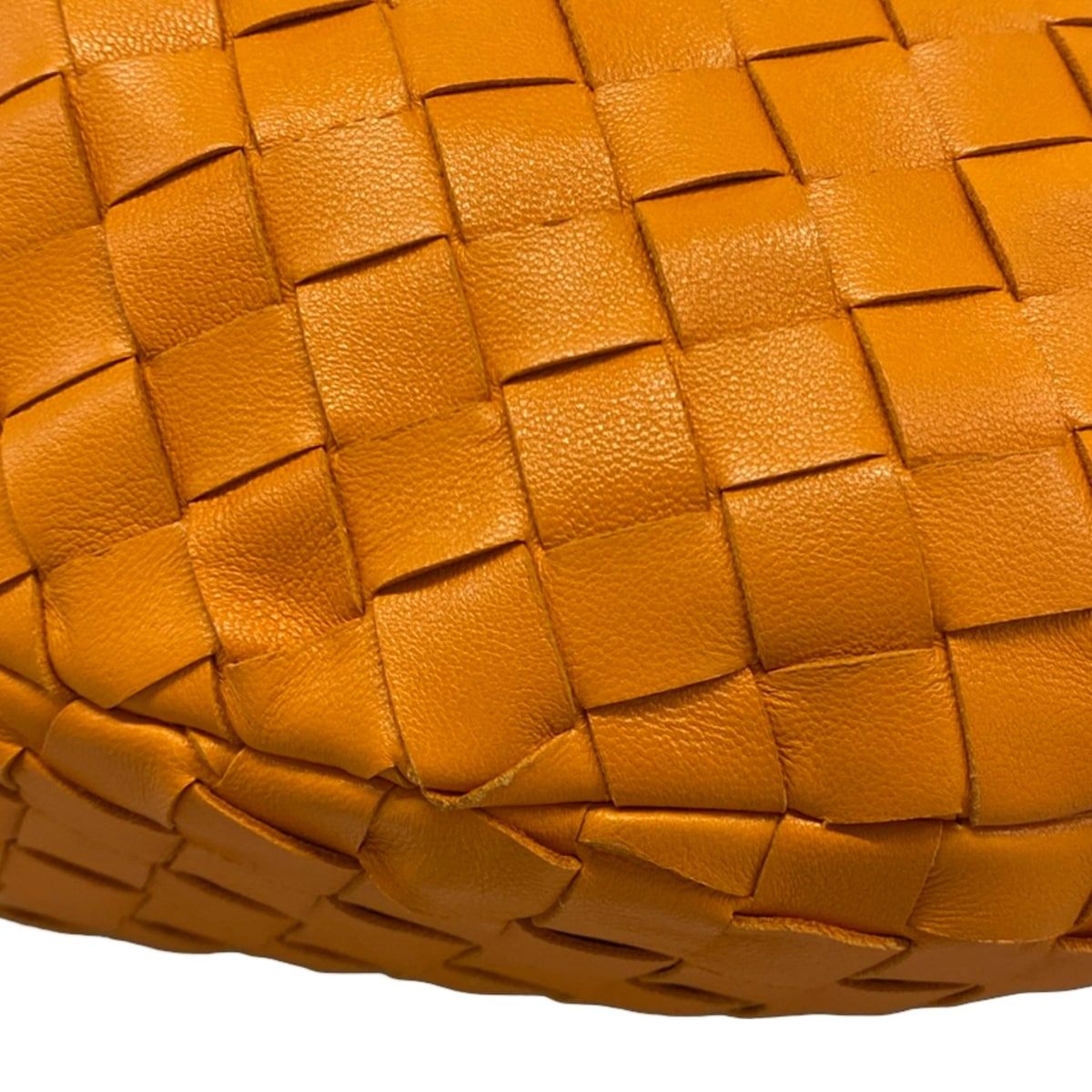Bottega Veneta Shoulder Bag Small Jodie Orange Leather — view 6