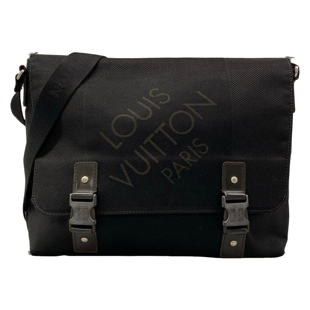 Louis Vuitton Shoulder Bag Damier Geant Lou Noir