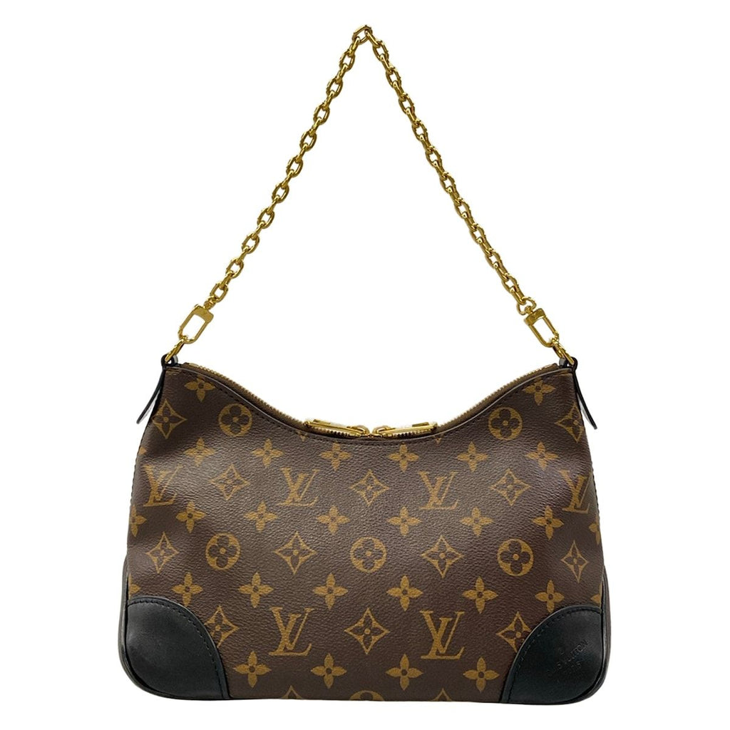 Louis Vuitton Shoulder Bag Monogram Boulogne NM Noir — view 3