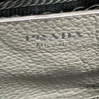 Prada Handbag Gray Leather — view 9