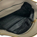 Prada Handbag Gray Leather — view 7