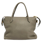 Prada Handbag Gray Leather — view 3