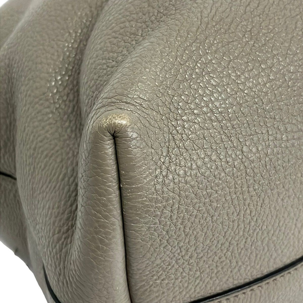 Prada Handbag Gray Leather — view 6