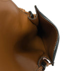 Celine Shoulder Bag Triomphe Canvas Dark Brown Smartphone Pochette Leather — view 7