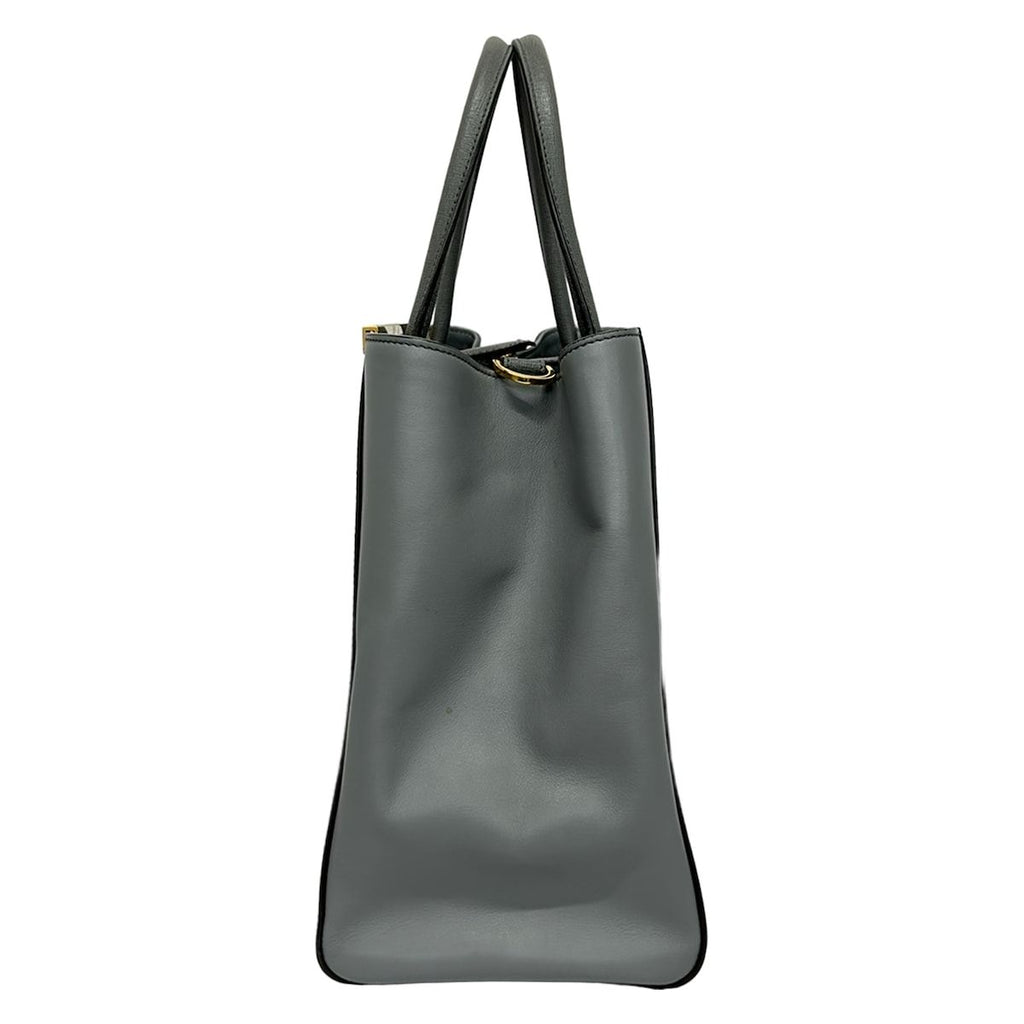 Fendi Tote Toujours Dark Gray Leather — view 4