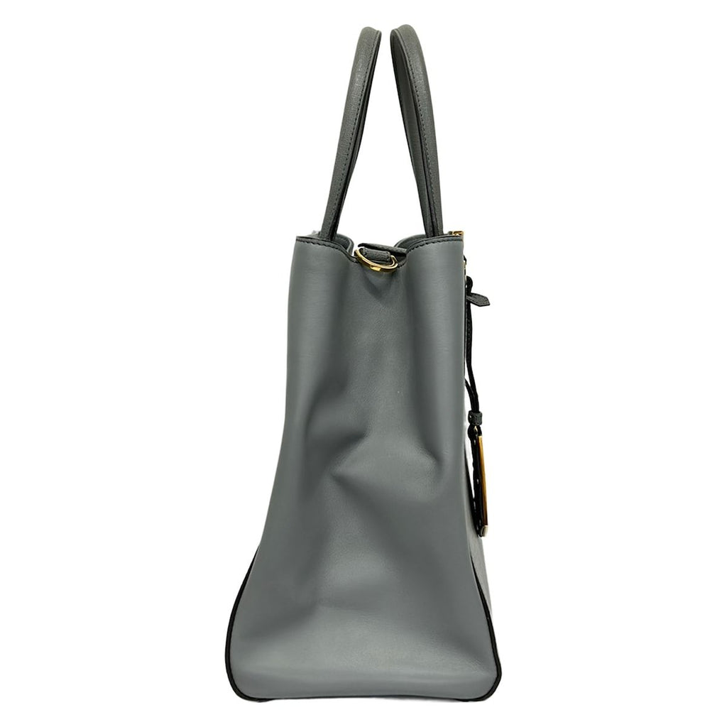 Fendi Tote Toujours Dark Gray Leather — view 2