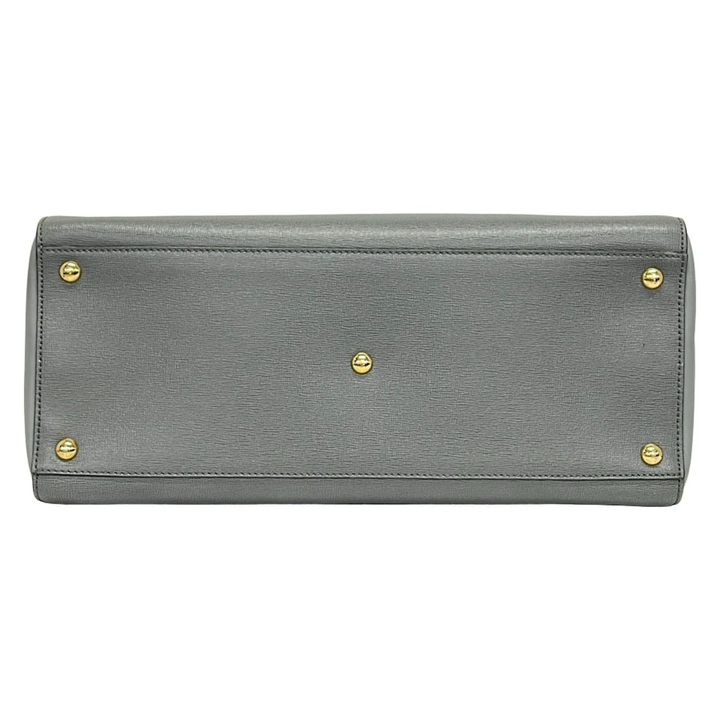 Fendi Tote Toujours Dark Gray Leather — view 5