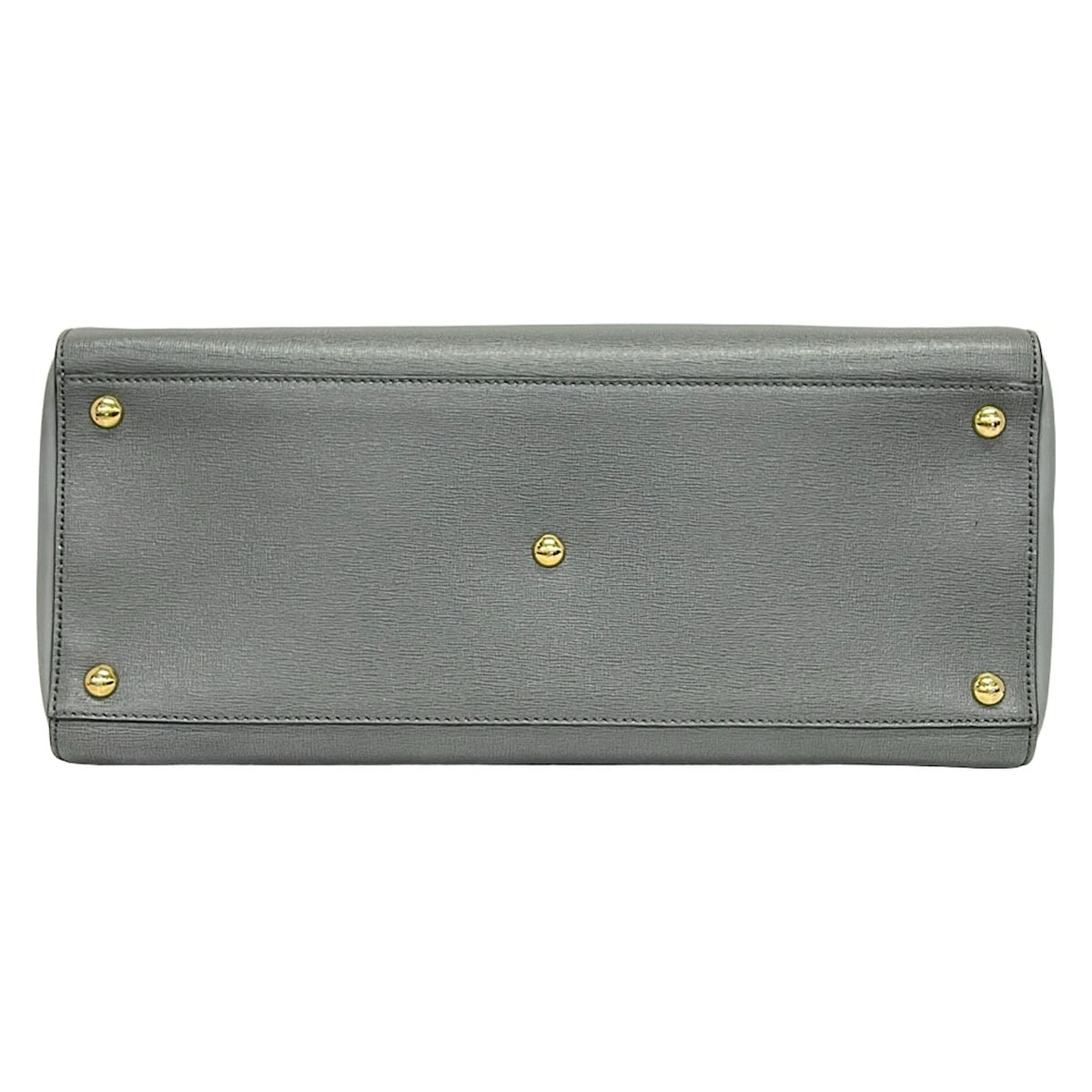 Fendi Tote Toujours Dark Gray Leather — view 5