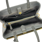 Fendi Tote Toujours Dark Gray Leather — view 7