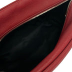 Fendi Second Red Travel Pouch Leather — view 7