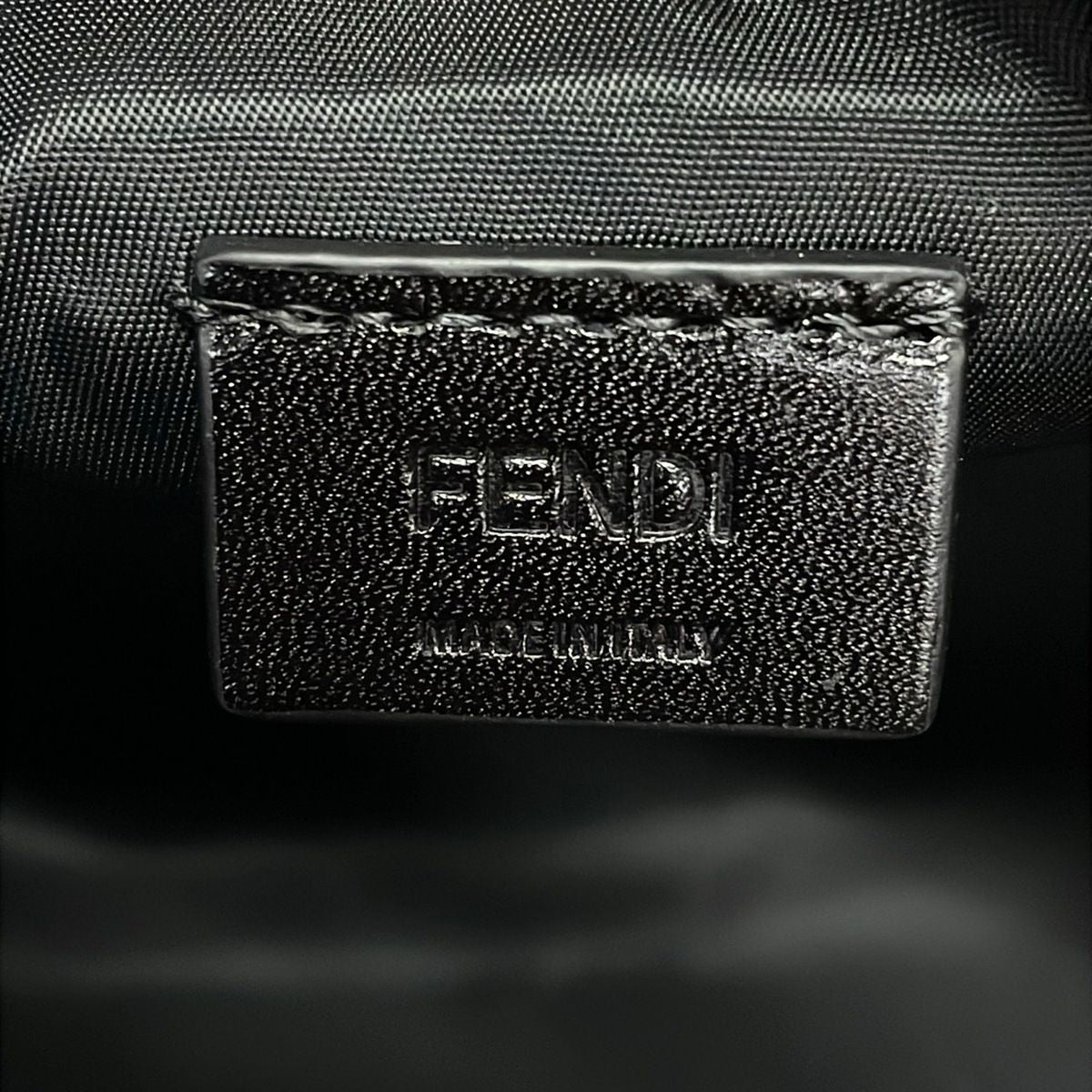 Fendi Second Red Travel Pouch Leather — view 9