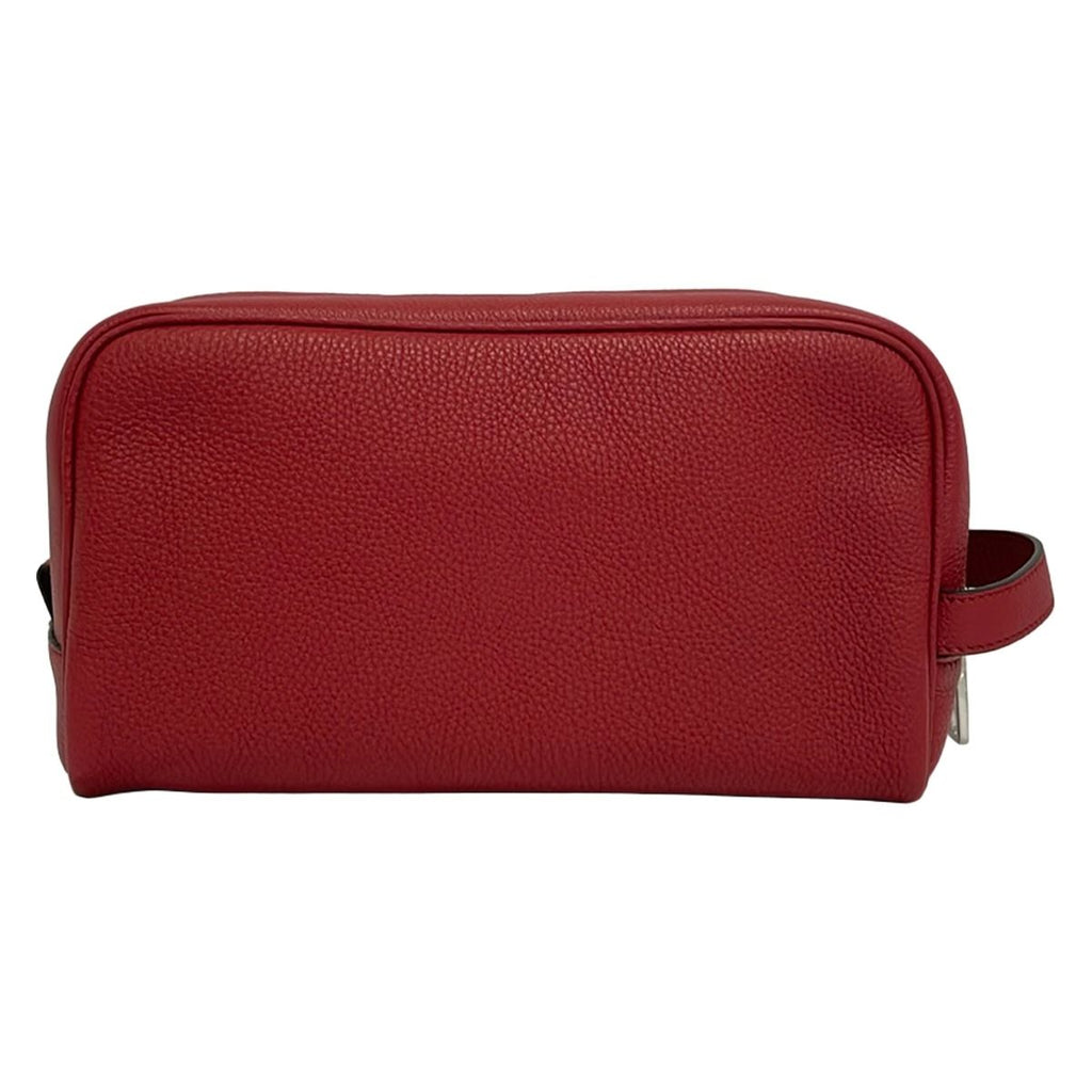 Fendi Second Red Travel Pouch Leather — view 3