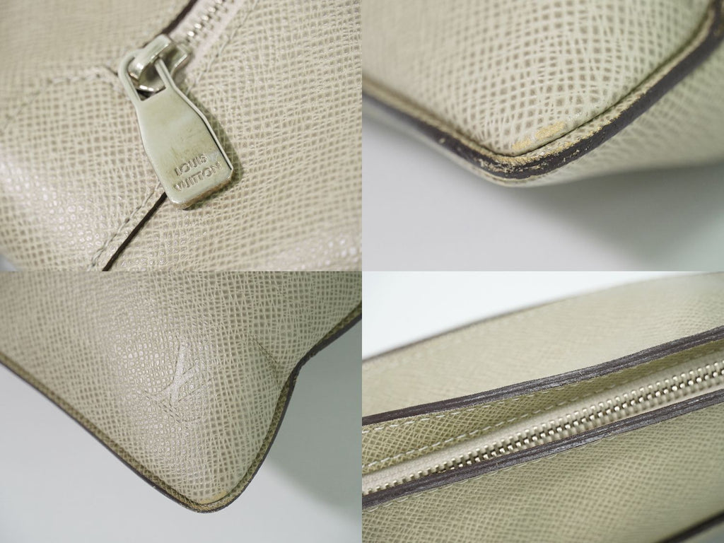 Louis Vuitton LV Taiga Leather Shoulder Bag Pochette Beige Sasha Second — view 7