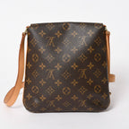 Louis Vuitton Monogram Musette Salsa Shoulder Bag Brown Vachetta Leather — view 2