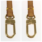 Louis Vuitton Soir Pouch Beige Leather Handle Strap — view 3