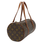 Louis Vuitton Monogram Handbag Papillon Brown with Vintage — view 4