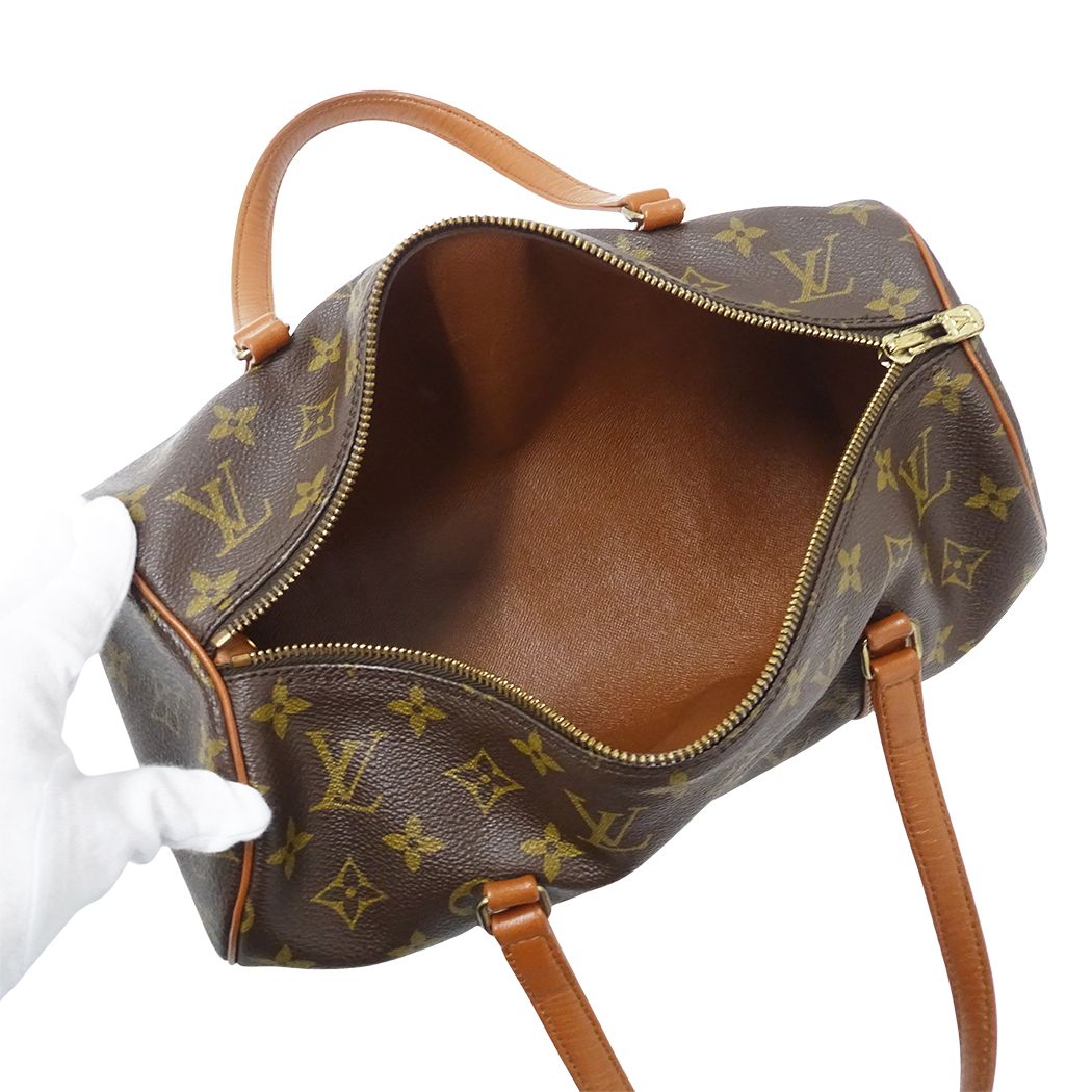 Louis Vuitton Monogram Handbag Papillon Brown with Vintage — view 5