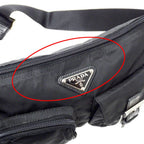 Prada Belt Bag Nylon Black Logo Small — view 7