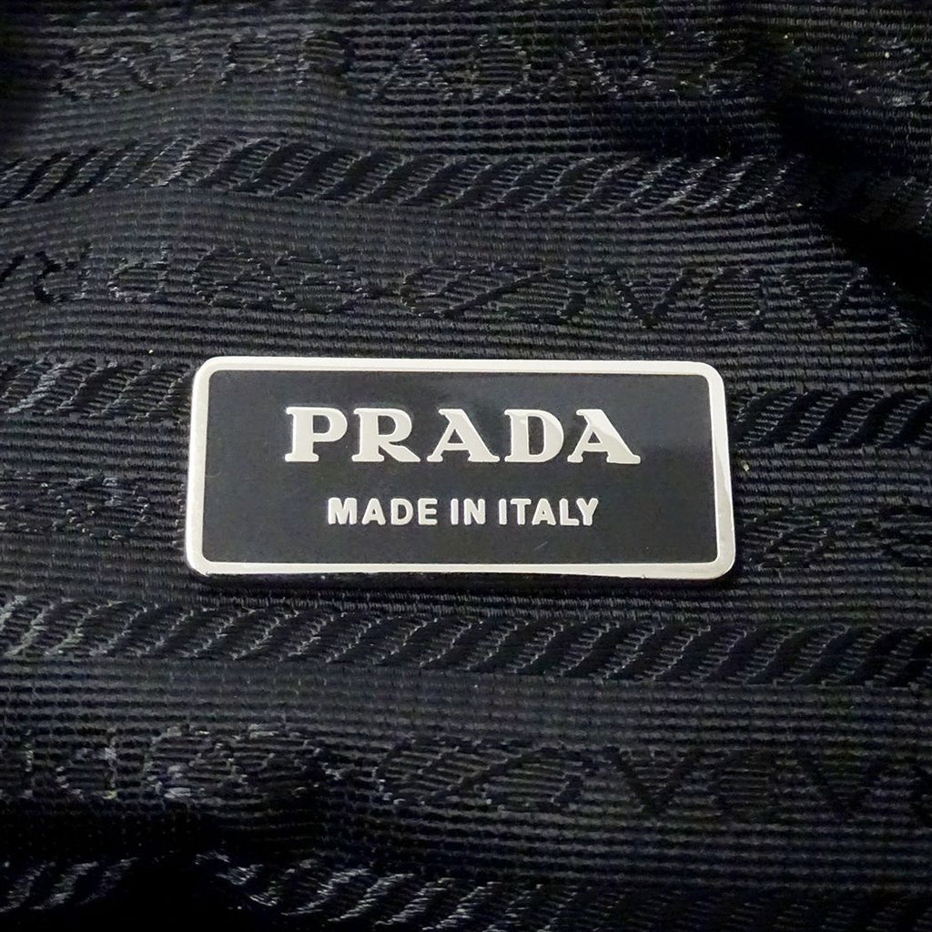 Prada Belt Bag Nylon Black Logo Small — view 6