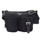 Prada Belt Bag Nylon Black Logo Small