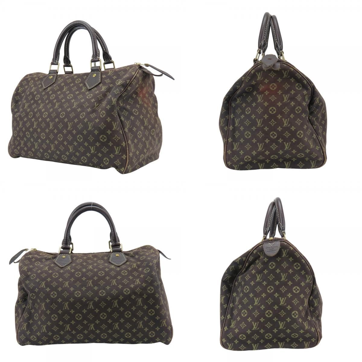 Louis Vuitton Handbag Speedy 30 Monogram Mini Ebene Female — view 2