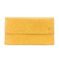 Louis Vuitton Trifold Wallet Porto Tresor International Epi Leather Tassili