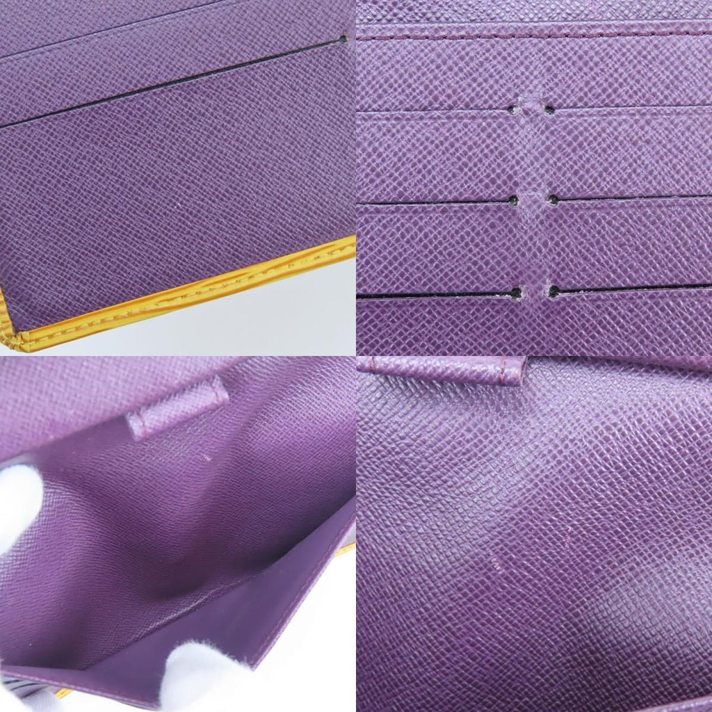 Louis Vuitton Trifold Wallet Porto Tresor International Epi Leather Tassili — view 8