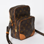 Louis Vuitton Amazon Shoulder Bag Monogram Leather Brown — view 3
