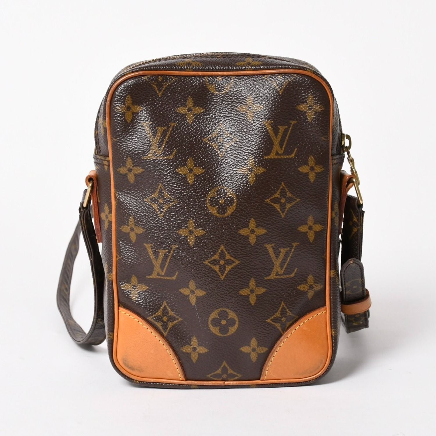 Louis Vuitton Amazon Shoulder Bag Monogram Leather Brown — view 2