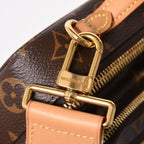 Louis Vuitton Monogram Utility Crossbody Shoulder Bag Brown Gold — view 7