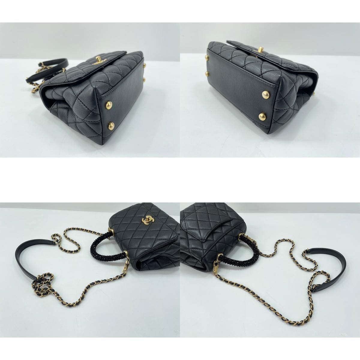 Chanel Shoulder Bag Coco Handle — view 8