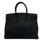 Hermes with Key Birkin 35 Togo Leather Tote Black — view 3