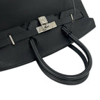 Hermes with Key Birkin 35 Togo Leather Tote Black — view 4