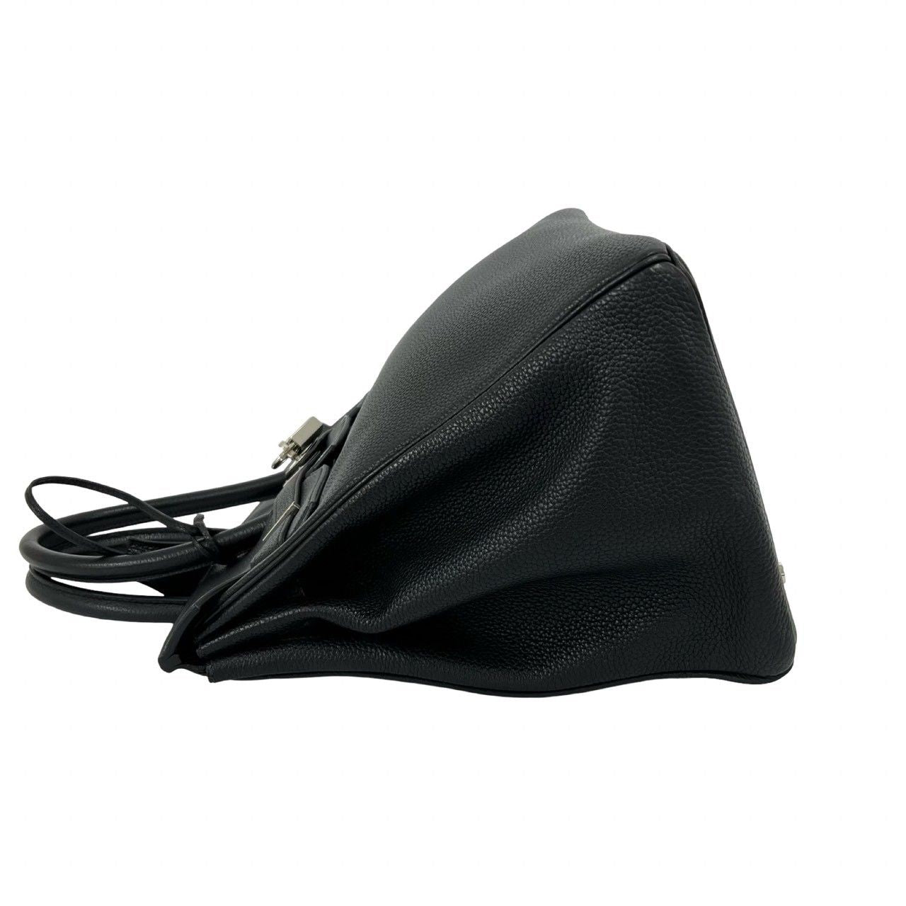 Hermes with Key Birkin 35 Togo Leather Tote Black — view 5