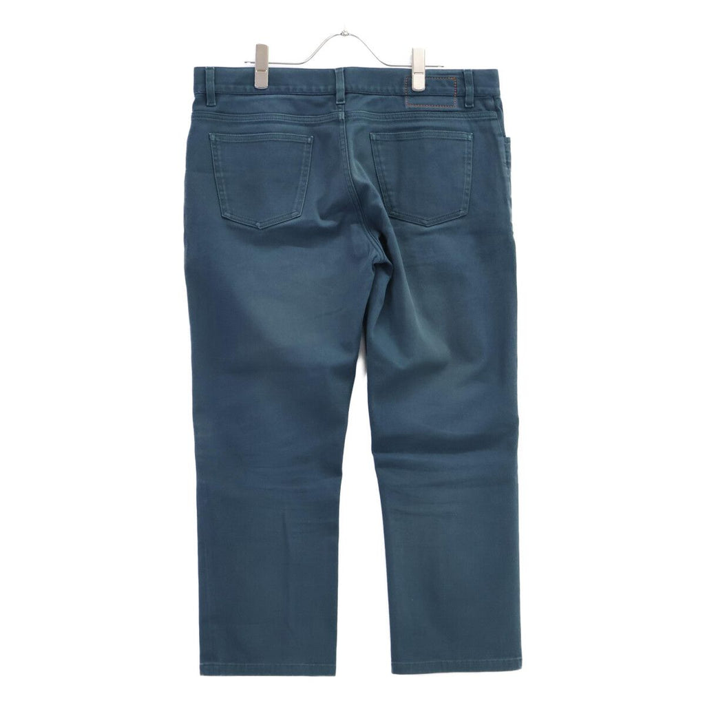Hermes Series Button Green Denim Pants 44 — view 2