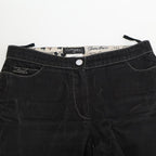 Chanel Black Deformed Slim Pants 34 — view 6