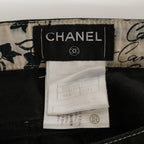 Chanel Black Deformed Slim Pants 34 — view 3