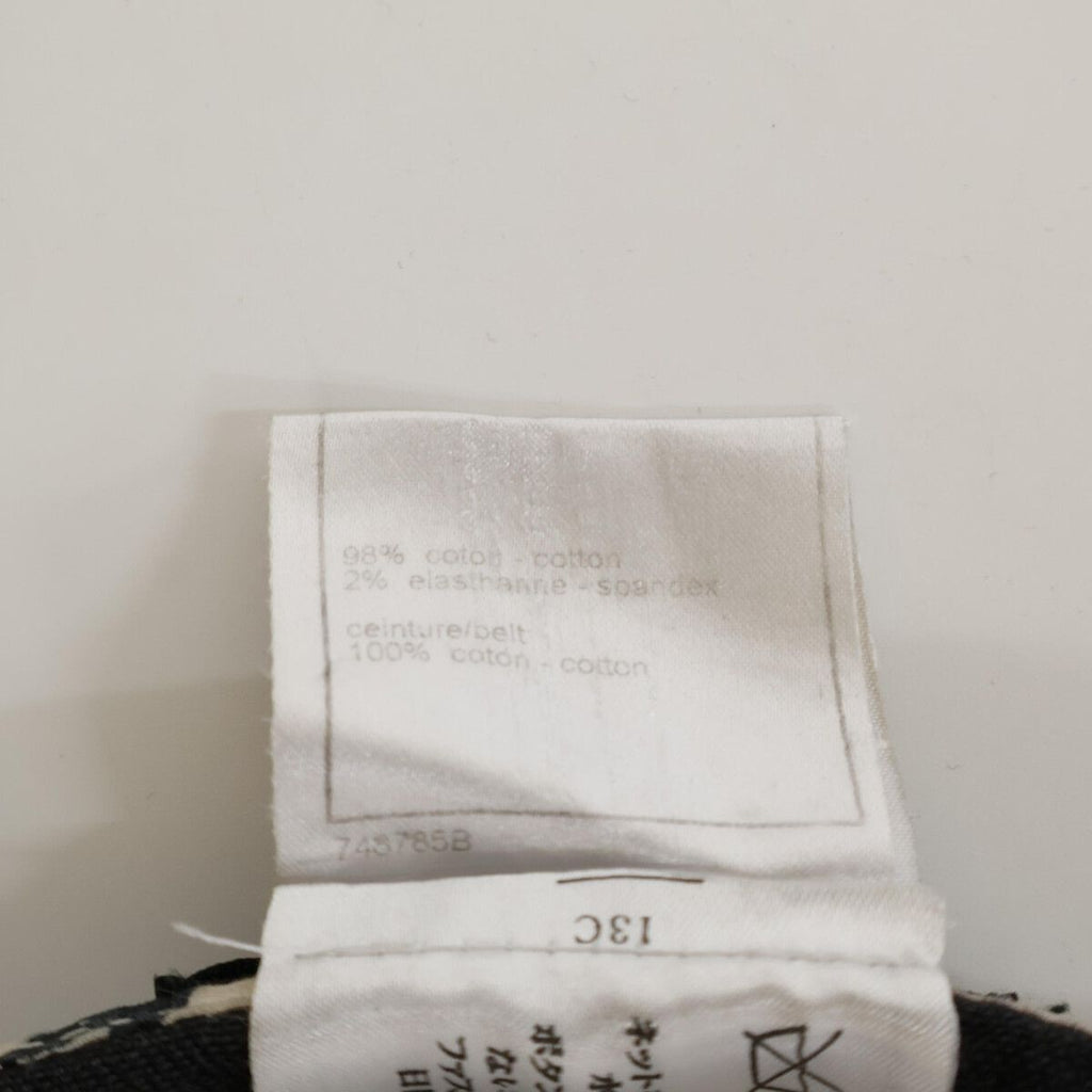 Chanel Black Deformed Slim Pants 34 — view 4