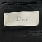 Dior Homme Classic Narrow Lapel Tailored Jacket Black 48 — view 4