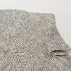Chanel Logo Print Ramie Short Sleeve Blouse 40 — view 8