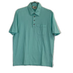 Hermes Turquoise Blue Short Sleeve Polo