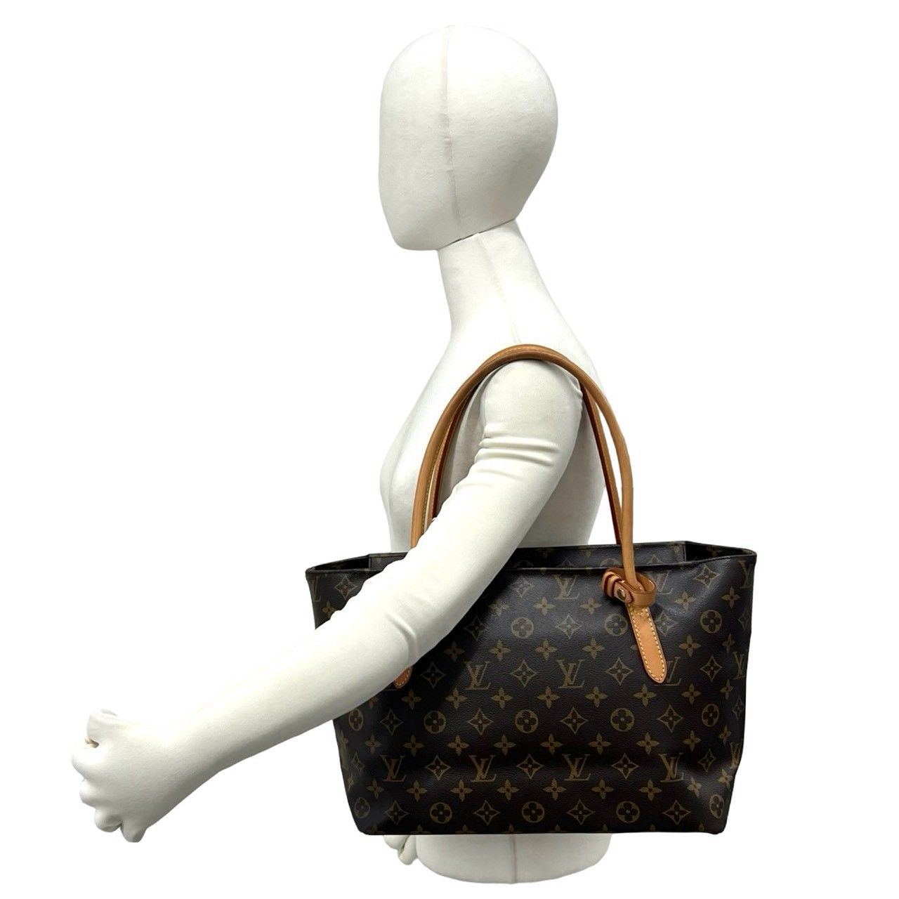 Louis Vuitton Raspail PM Monogram Leather Tote Business Brown — view 2