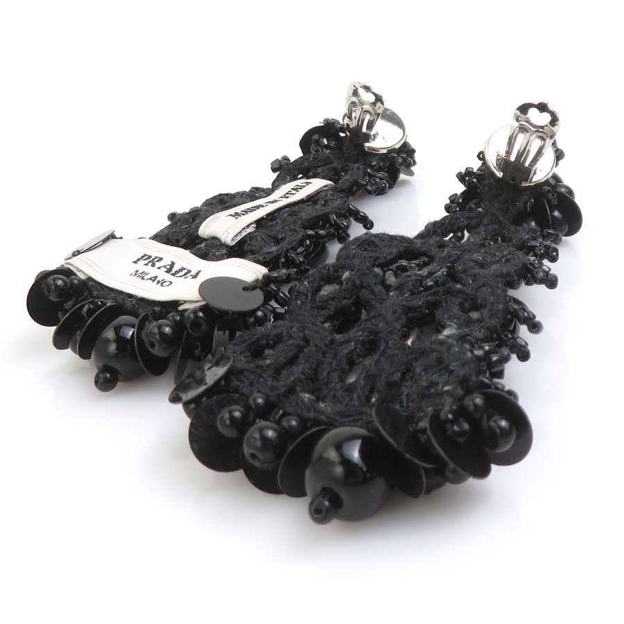 Prada Earrings Black — view 4