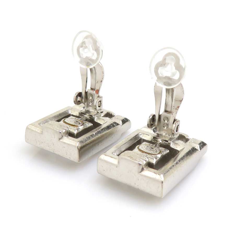 Chanel Earrings Silver — view 5