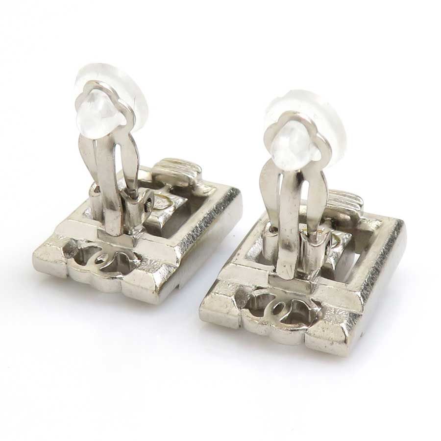 Chanel Earrings Silver — view 4