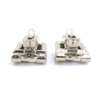 Chanel Earrings Silver — view 7